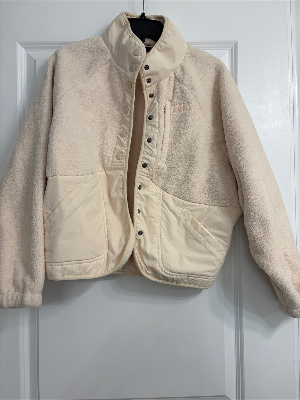Southern Marsh Cream Sherpa Puffer Jacket